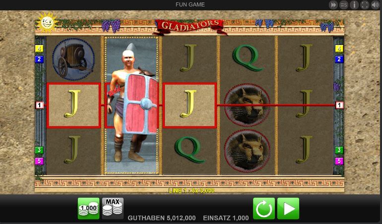 Gladiators kostenlos spielen