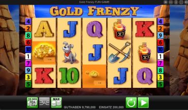Gold Frenzy kostenlos spielen Gold Frenzy kostenlos spielen