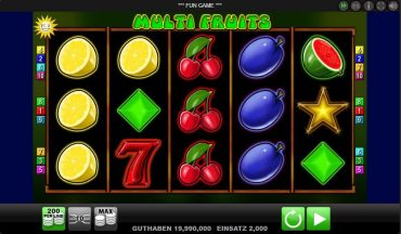 Multi Fruits kostenlos spielen