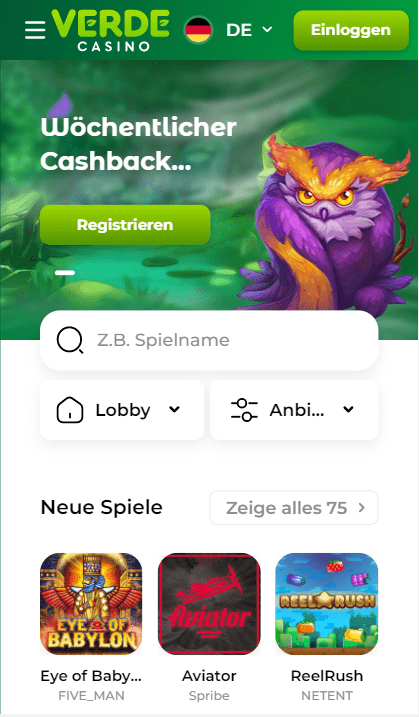 verde casino test